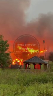 Пожар в двухквартирном доме в Межевском районе
