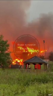 Пожар в Межевском районе: ликвидация возгорания продолжается